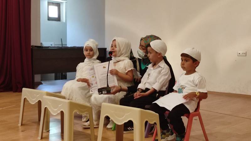 Kaymakamımız Emrah Uzun, 4-6 Yaş Kur'an Kursları Programına Katıldı.