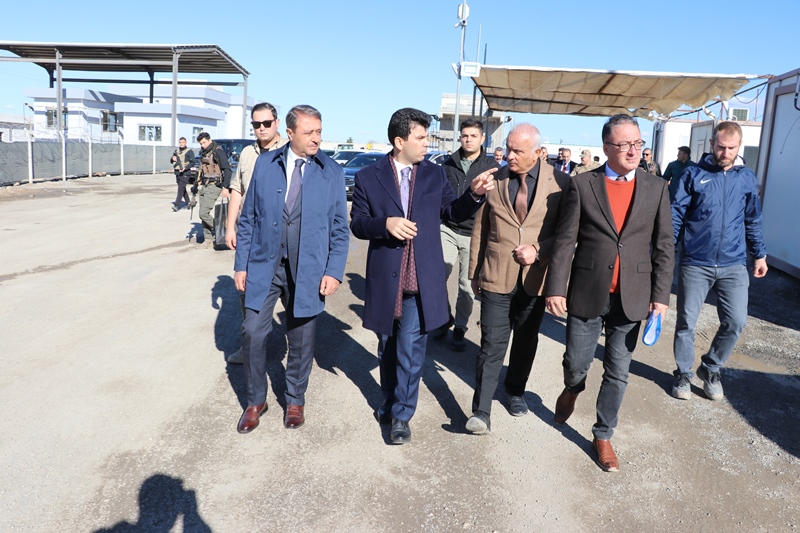 Valimiz Sayın Hasan Şıldak Ceylanpınar Gümrük Kapısını Ziyaret Etti.